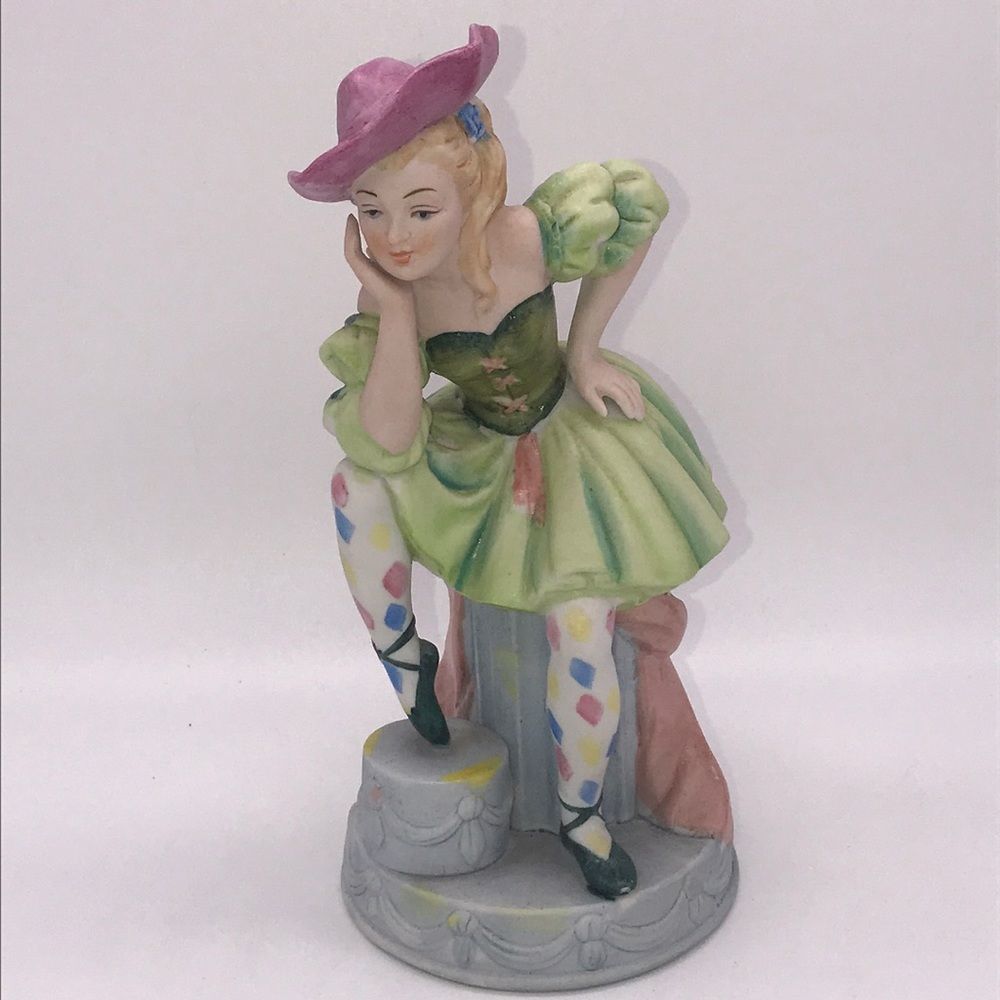 Vintage Lady Figurine by Lefton